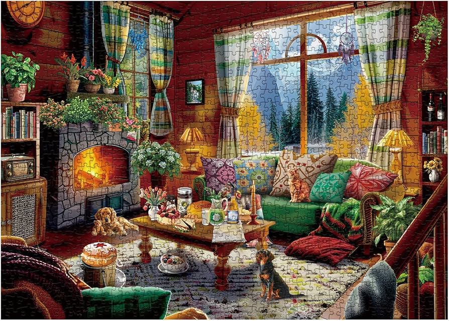 1500-Piece Rotating Puzzle Board