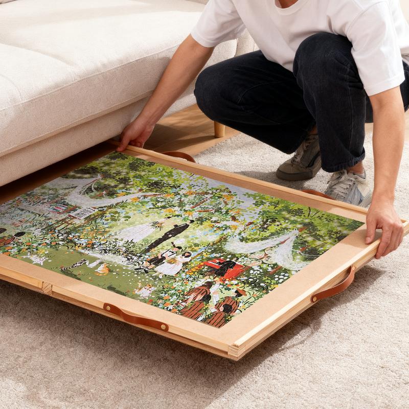 1500-Piece Rotating Puzzle Board