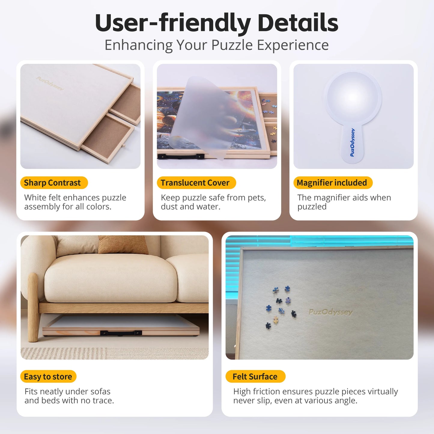 1500-Piece Rotating Puzzle Board