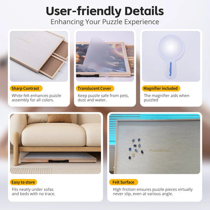 1500-Piece Rotating Puzzle Board