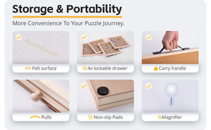 1500-Piece Rotating Puzzle Board